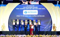 Nutricare lần thứ hai góp mặt trong Top 50 doanh nghiêp tăng trương xuât săc Viêt Nam