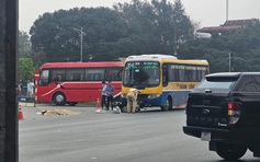 Hưng Yên: Va chạm với ô tô khách, người phụ nữ tử vong tại chỗ