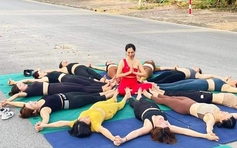 Thái Bình: Phạt 14 người trong nhóm tập yoga giữa đường để chụp hình