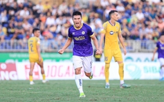 V-League: Sao đội tuyển Việt Nam tỏa sáng, CLB Hà Nội vẫn không thể khuất phục SLNA