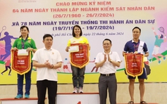 TP.HCM: Hội thao kỷ niệm ngày thành lập ngành kiểm sát và thi hành án