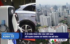 CHUYỂN ĐỘNG KINH TẾ ngày 25.6: Ô tô điện tăng tốc vào Việt Nam | Xếp hạng chung cư trước khi mở bán