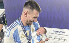 Thú vị ảnh Messi bế con trai Montiel, cư dân mạng đùa sẽ có thêm… Yamal trong tương lai