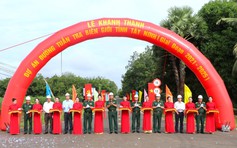 Tây Ninh: Khánh thành thêm tuyến đường tuần tra biên giới dài gần 35 km