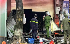 Hiện trường vụ cháy ngôi nhà trong tổ liên gia an toàn PCCC