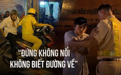 Người đàn ông say xỉn ‘không biết đường về’, liên tục cự cãi tại chốt đo nồng độ cồn