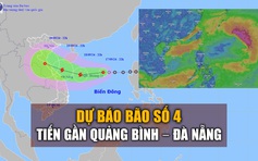 Áp thấp nhiệt đới sắp thành bão số 4, đang di chuyển rất nhanh