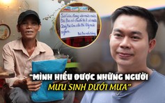 Hé lộ phía sau áo mưa 'bà Ba mến tặng': Chủ quán bánh canh cua nói lý do đặc biệt