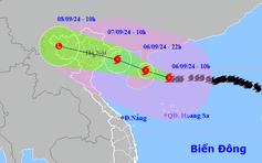 Siêu bão Yagi hướng thẳng Quảng Ninh - Nam Định