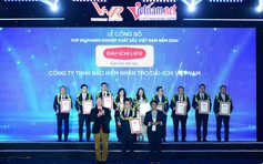 Dai-ichi Life Việt Nam vinh dự đạt danh hiệu 'Top 500 Doanh nghiệp lớn nhất Việt Nam'