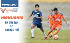 Highlight ĐH Duy Tân 0-1 Đại học Huế: Quán quân mùa đầu trở lại VCK