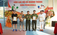 Công an TP.Cần Thơ ra mắt CLB pickleball cùng 3 sân thi đấu