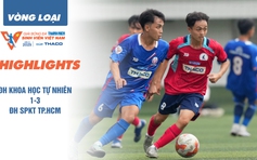 Highlight ĐH Khoa học tự nhiên 1-3 ĐH SPKT TP.HCM | Vòng loại TNSV THACO cup 2025