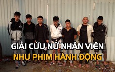 Công an rút súng trấn áp, giải cứu nữ nhân viên quán karaoke bị bắt cóc