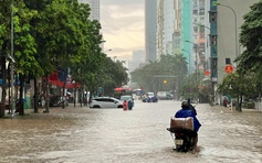 Hà Nội còn 25 điểm ngập úng