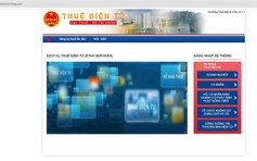Tạm dừng hệ thống thuế điện tử từ 11 - 12.10