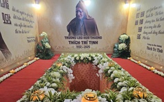 Kim quan trưởng lão hòa thượng Thích Trí Tịnh nhập tháp tại chùa Linh Phong Thiền Uyển