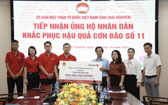 Vietlott hỗ trợ 3 tỉnh miền Bắc sau bão số 11