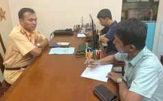 CSGT xử lý vụ tài xế xe tải chèn ép và đập kính ô tô