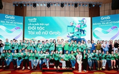 Hỗ trợ đội nữ tài xế Grab tại Đà Nẵng, Huế