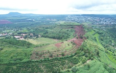 Gia Lai: San ủi trái phép ở khu vực núi Chư A