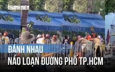 Nhóm người đánh nhau náo loạn đường phố TP.HCM
