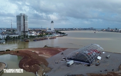 Rạp cưới 'khủng' của Hoa hậu Đỗ Thị Hà, 'thiếu gia' Sơn Hải bên sông Nhật Lệ