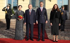 Trọng thể lễ đón Tổng Bí thư Tô Lâm và phu nhân thăm chính thức Phần Lan