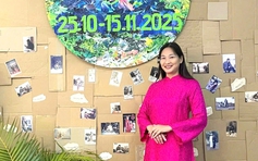 'Tái sinh': Câu chuyện của 20 bức tranh làm từ vật liệu phế thải