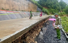 Đà Nẵng: Sạt lở tỉnh lộ 601 uy hiếp cao tốc La Sơn - Hòa Liên