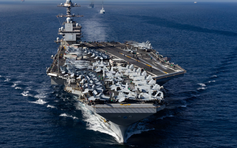 Tàu sân bay Mỹ đang tập hợp đội tàu hộ tống để đến Caribbean