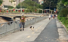 Tuyến đường xe đạp đầu tiên ở Hà Nội: Vì sao vắng bóng người?