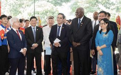 Chủ tịch Quốc hội Cuba làm việc tại Trường ĐH Sư phạm kỹ thuật TP.HCM