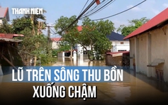 Cập nhật: Lũ trên sông Thu Bồn xuống chậm, vẫn ở mức báo động 3