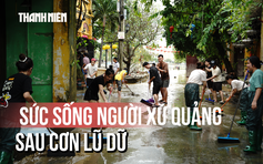 Tan hoang sau đợt lũ, người Hội An hối hả ‘nước rút đến đâu, dọn đến đó’