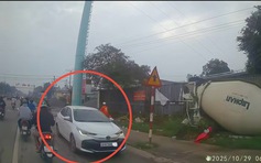 Tài xế ô tô đi ngược chiều để 'tiết kiệm thời gian' bị CSGT phạt 19 triệu