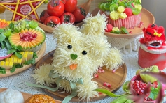 Mâm cỗ trung thu đẹp mê, mẹ đảm khiến dân mạng 'mắt tròn mắt dẹt'