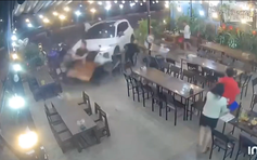 Ô tô lao vào quán nhậu ở Gia Lai, 1 người tử vong