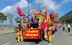 Hàng ngàn người dân, du khách dự Lễ hội Nghinh Ông Thắng Tam Vũng Tàu năm 2025