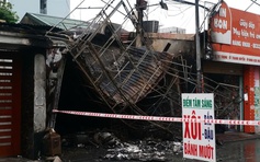 Cháy cửa hàng bán quần áo, 1 người tử vong