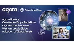 Agora thúc đẩy trải nghiệm tiền mã hóa thời gian thực trên CoinMarketCap