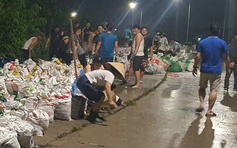 Bắc Ninh khắc phục sự cố vỡ đê bối ở xã Tiên Lục