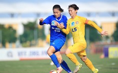 CLB TP.HCM I bị cầm hòa, Thùy Trang và đồng đội lỡ cơ hội vô địch sớm 1 vòng đấu