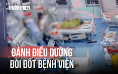 Người đàn ông đánh điều dưỡng, đòi đốt bệnh viện