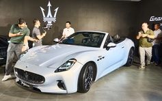 Xe mui trần hạng sang Maserati GranCabrio Folgore có giá hơn 13,3 tỉ đồng
