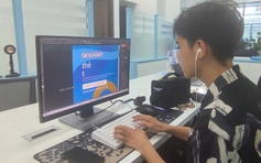 Về quê… làm online