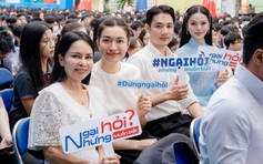 Á hậu Lệ Hằng, Á vương Minh Toại giải đáp 'chuyện khó nói' của học sinh