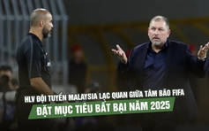 HLV đội tuyển Malaysia lạc quan giữa tâm bão FIFA: Đặt mục tiêu bất bại năm 2025