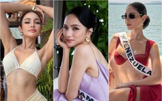 Hương Giang cùng dàn mỹ nhân Miss Universe khoe sắc nóng bỏng