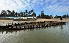 Tàu cổ phát lộ ở bờ biển Hội An: Cảng vụ Hàng hải Đà Nẵng lên tiếng